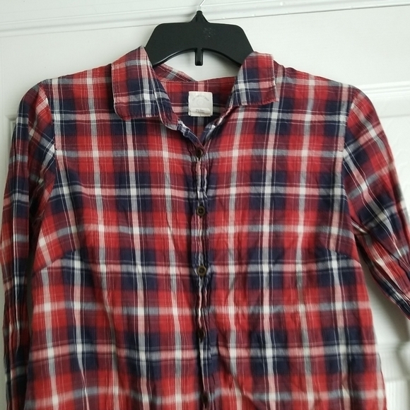 J.Crew Women's Plaid Button Down Long Sleeve Shirt - Picture 4 of 12